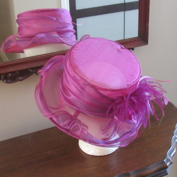 VINTAGE HEASLIP WEDDING HAT - Picture 5 of 12